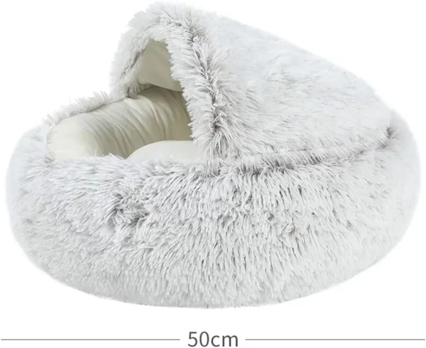 Round Plush Pet Bed - Image 14