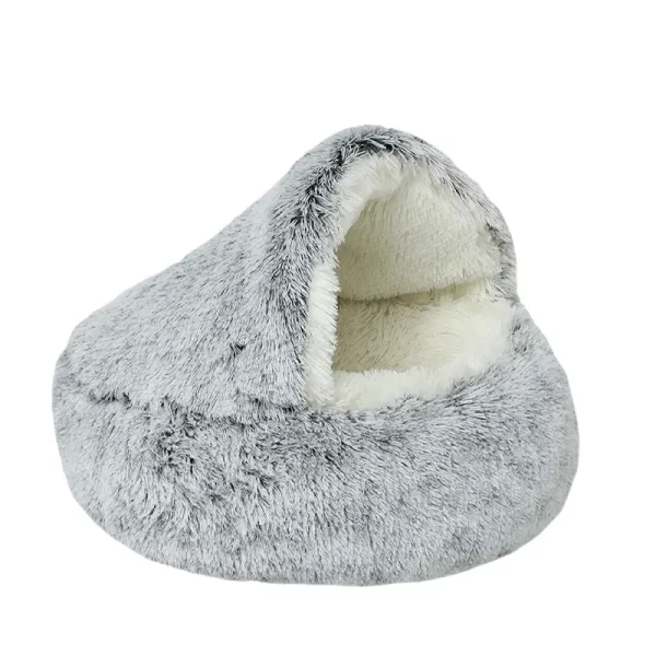 Round Plush Pet Bed - Image 8