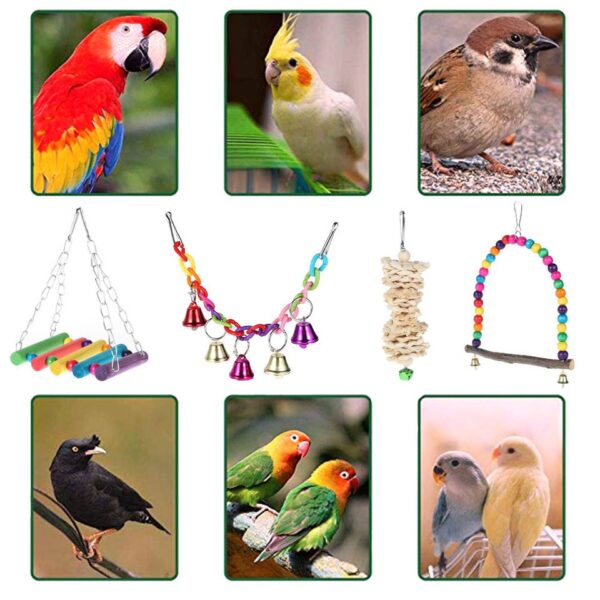 17pcs/set Parrot Toys - Image 4