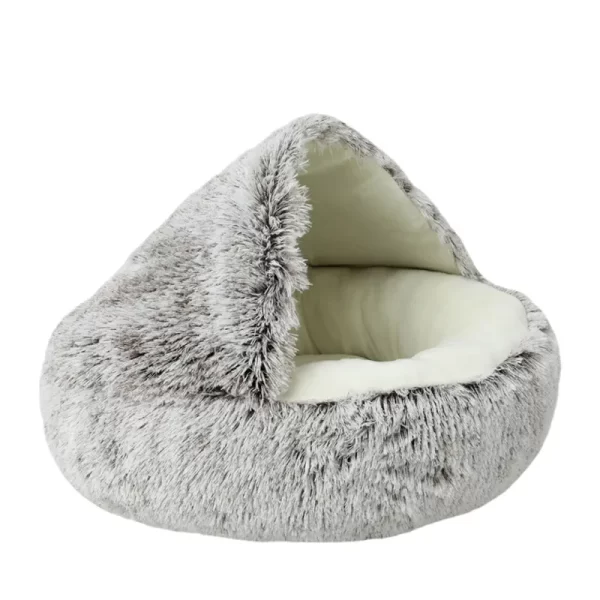 Round Plush Pet Bed - Image 5