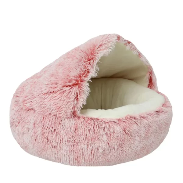 Round Plush Pet Bed - Image 12