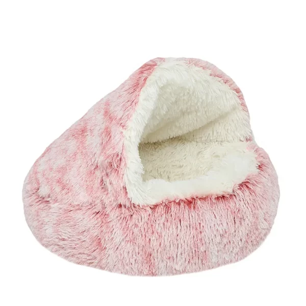 Round Plush Pet Bed - Image 6