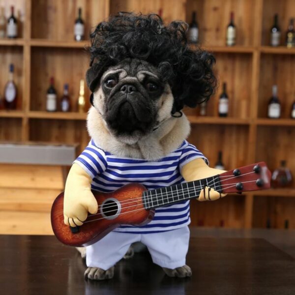 Funny Guitar Costume For Dog - Image 2