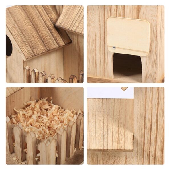 Creative Wooden Bird House - Image 16