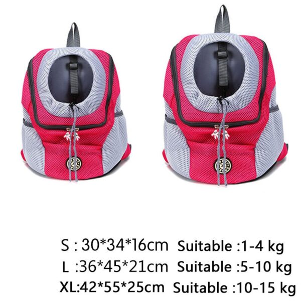 Double Shoulder Dog Carrier Backpack - Image 3