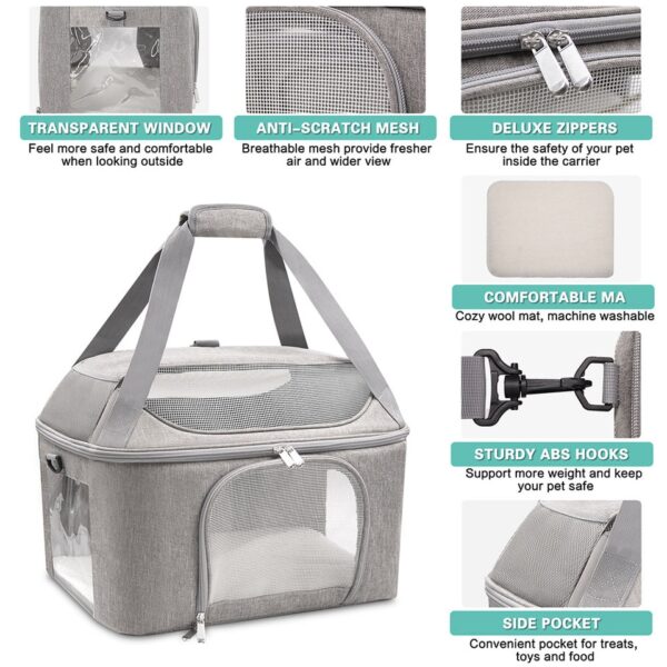 Breathable Airline Approved Transport Bag For Small Dogs - Image 7