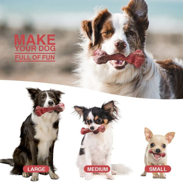 Bone-Shaped Indestructible Chew Toy - Image 2