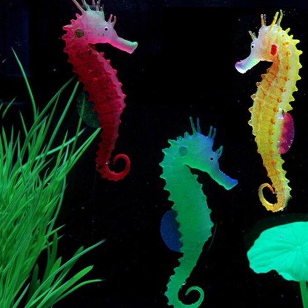 Luminous Underwater Seahorse Ornaments