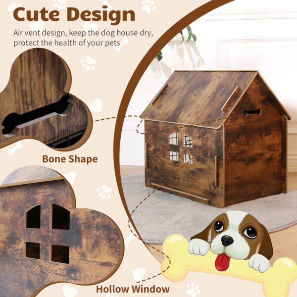 Wooden Dog Kennel for Playing and Resting - Image 6