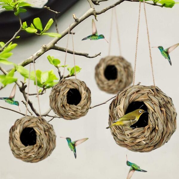 Natural Grass Bird Nest - Image 4