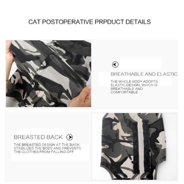 Camouflage Cat Vest - Image 5