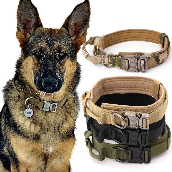 Tactical Dog Training Collar and Leash Set for All Dogs