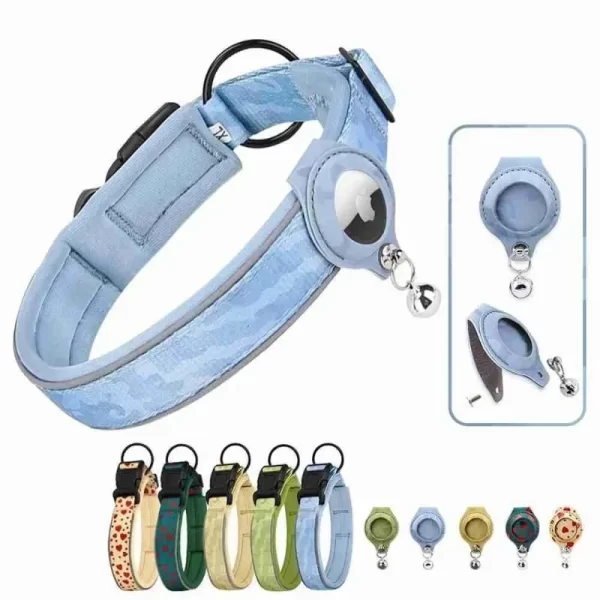 Anti-Lost Dog Collar With Airtag Case