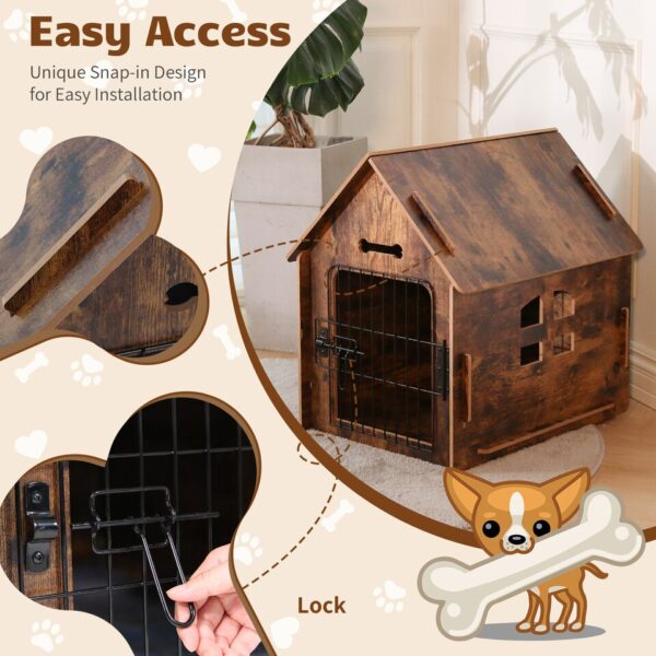 Wooden Dog Kennel for Playing and Resting - Image 3