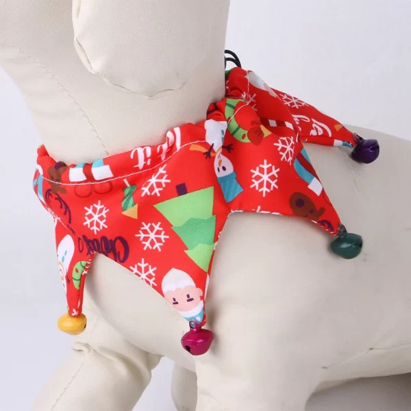 Pet Scarf Bandanas Christmas Dress Up  Cat, Kitten, Puppy or small Dog Neckerchief - Image 7