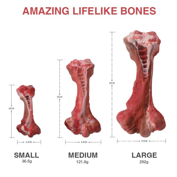 Bone-Shaped Indestructible Chew Toy - Image 3