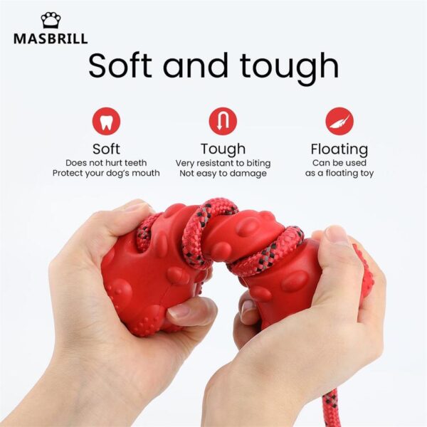 Interactive Rubber Dumbbell Chew Toys - Image 9