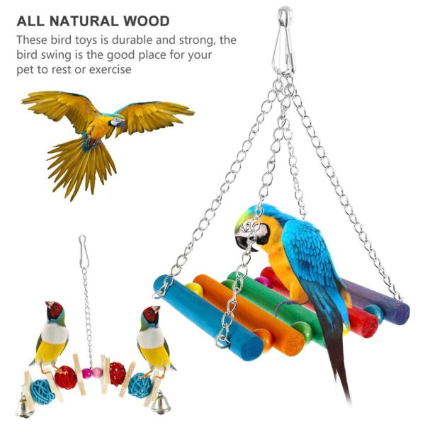 7Pcs Parrot Toys Kit - Image 5