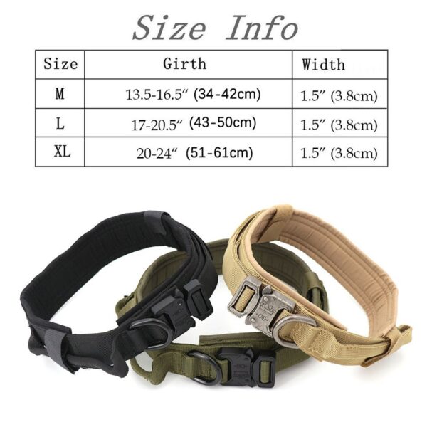 Tactical Dog Training Collar and Leash Set for All Dogs - Image 2